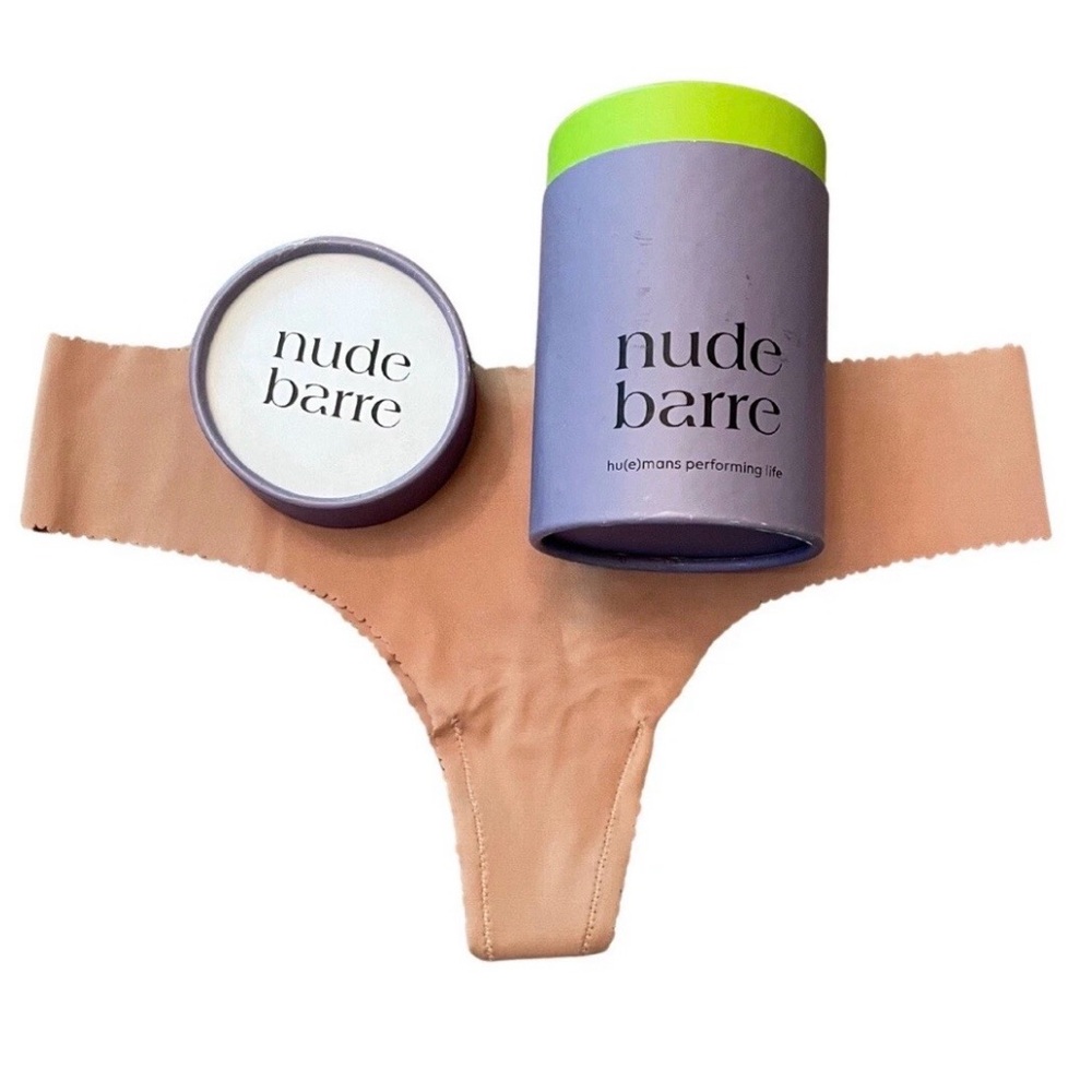 Nude Barre Seamless Thong Panty Nude Size Medium NWT